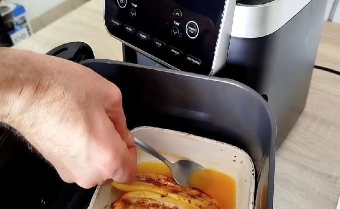 arrosage des bananes rôties air fryer