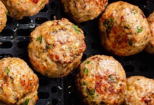 Boulettes De Dinde Epicées Air Fryer