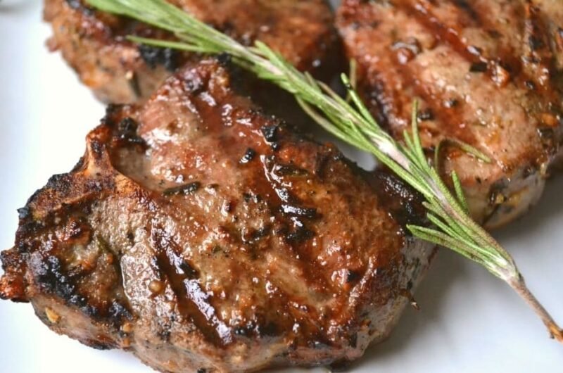 Côtelettes D'Agneau Grillées Aux Herbes Air Fryer