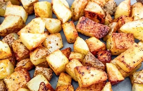 des pomme de terre sautées cuites au air fryer